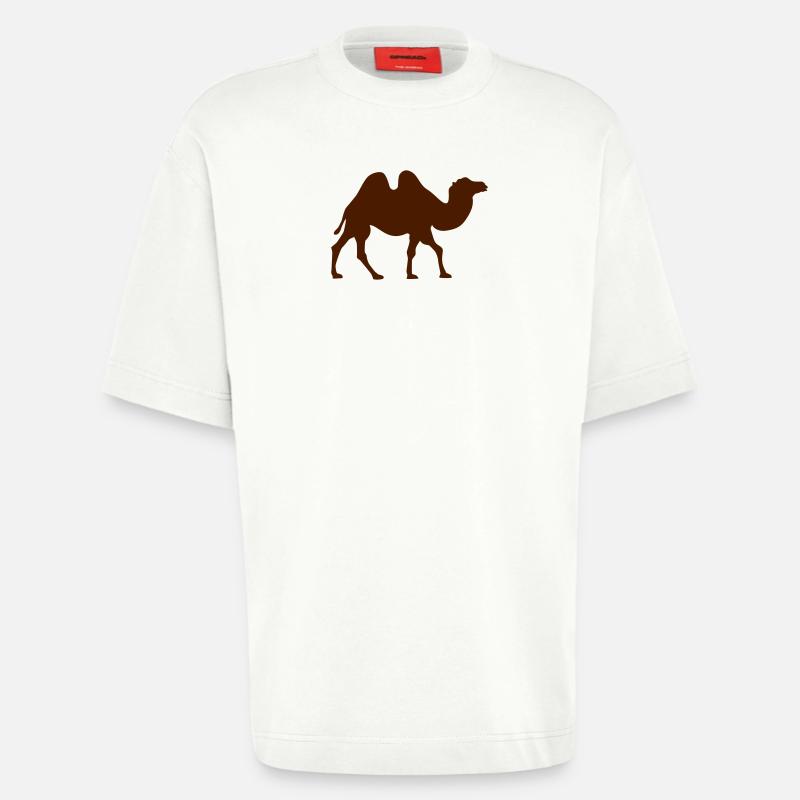 Kamel - Heavyweight T-Shirt - made by SPREAD  - OFF WHITE