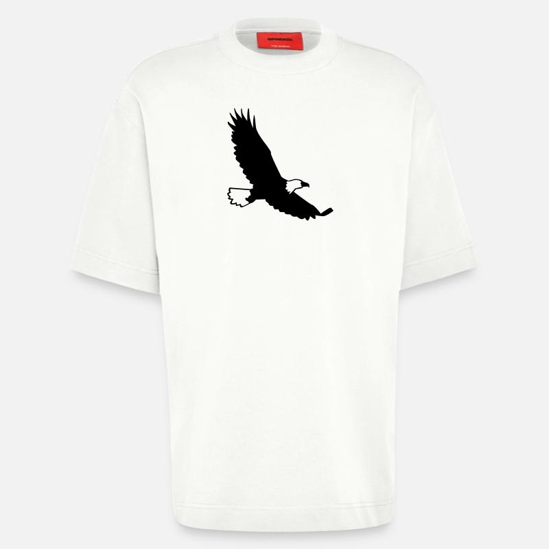 Eagle - Heavyweight T-Shirt - made by SPREAD  - OFF WHITE