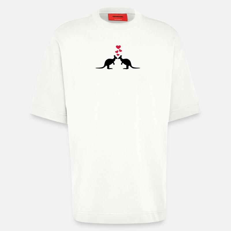 Känguru - Heavyweight T-Shirt - made by SPREAD  - OFF WHITE
