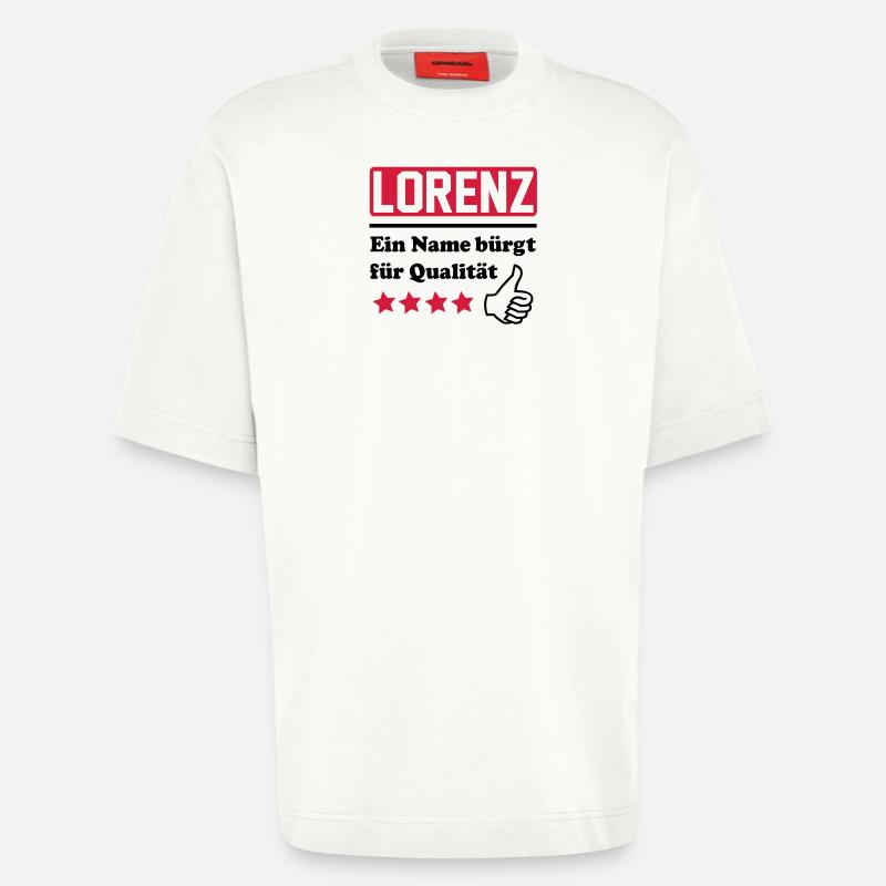 lorenz - Heavyweight T-Shirt - made by SPREAD  - OFF WHITE