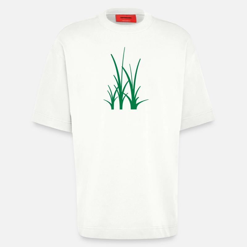 Binary Gras - Heavyweight T-Shirt - made by SPREAD  - OFF WHITE