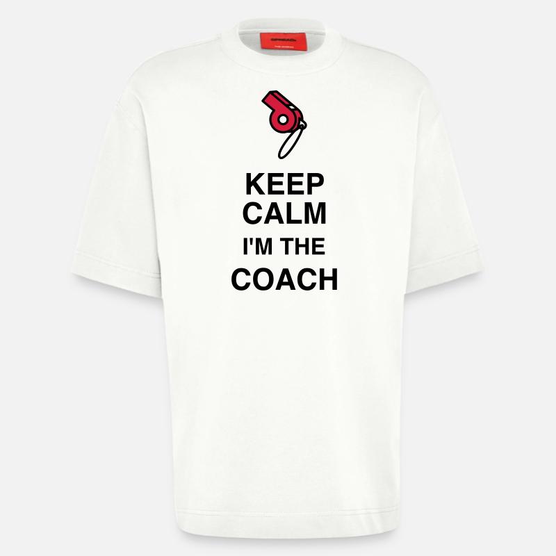 Coach / Coaching / Trainer / Sport - Heavyweight T-Shirt - made by SPREAD  - OFF WHITE