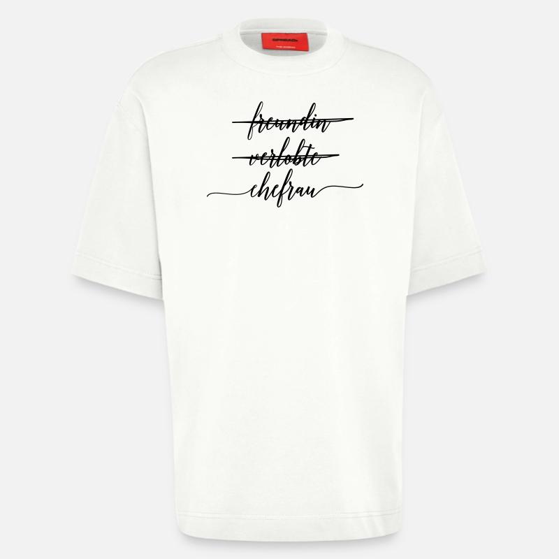 ehefrau - Heavyweight T-Shirt - made by SPREAD  - OFF WHITE