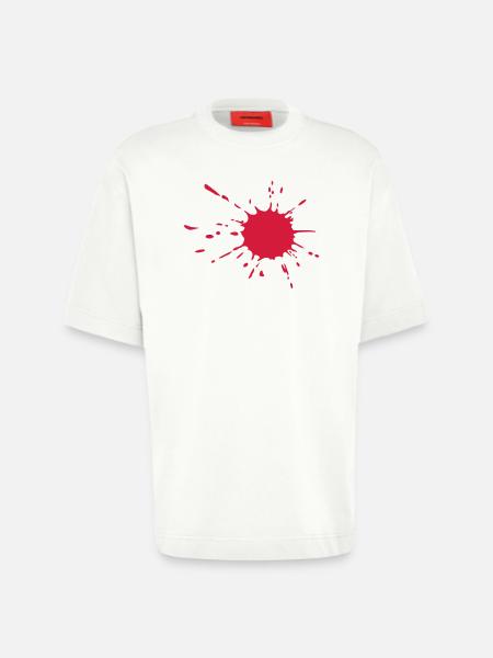 Blut - Heavyweight T-Shirt - made by SPREAD  - OFF WHITE