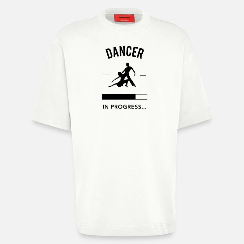Dancer in progress - Heavyweight T-Shirt - made by SPREAD  - OFF WHITE