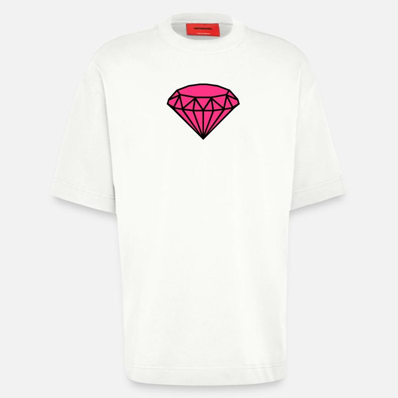 Diamant - Heavyweight T-Shirt - made by SPREAD  - OFF WHITE