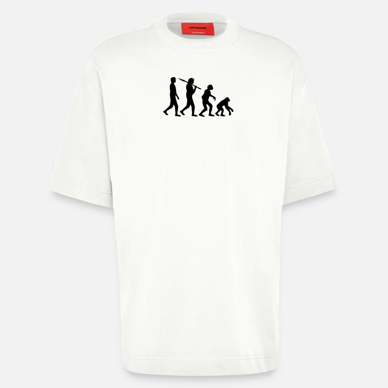 devolution - Heavyweight T-Shirt - made by SPREAD  - OFF WHITE