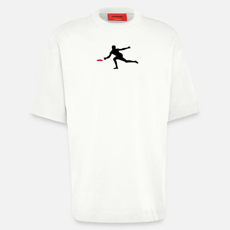 Discgolf - Heavyweight T-Shirt - made by SPREAD  - OFF WHITE