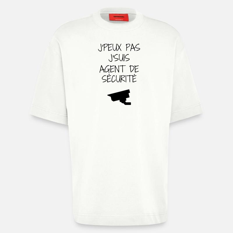 Watchmann / Supervisor / Mahnwache / Security - Heavyweight T-Shirt - made by SPREAD  - OFF WHITE