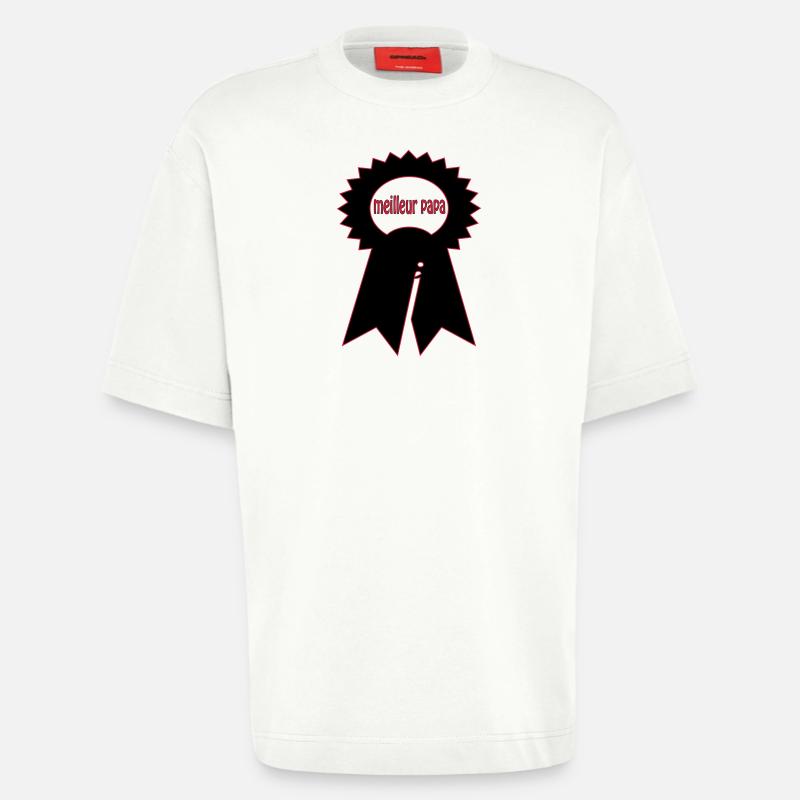 Bester Papa - Heavyweight T-Shirt - made by SPREAD  - OFF WHITE