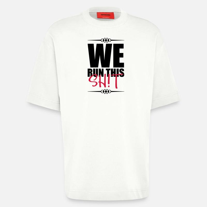 we run this design - Heavyweight T-Shirt - made by SPREAD  - OFF WHITE