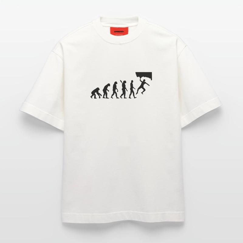 Evolution Bouldering T-shirt bio épais oversize fabriqué en UE