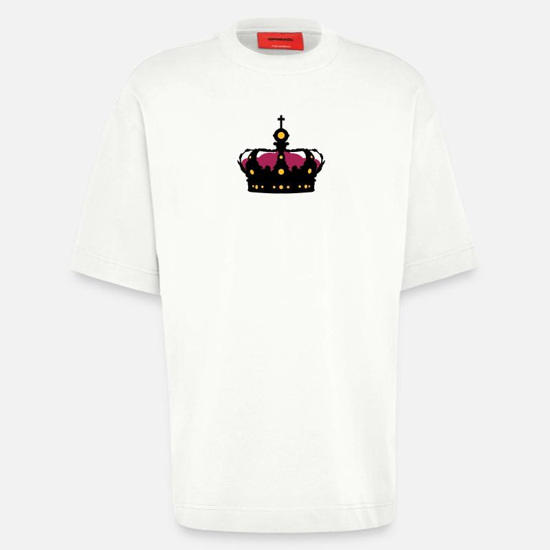 Krone - Heavyweight T-Shirt - made by SPREAD  - OFF WHITE