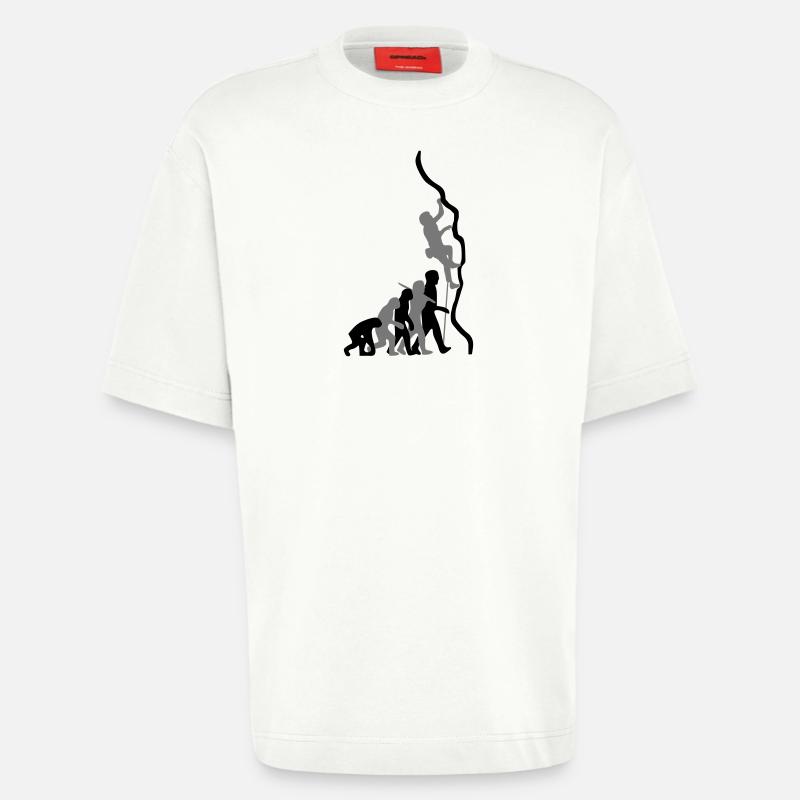 Montez Evolution 2c - T-shirt bio épais oversize fabriqué en UE - OFF WHITE