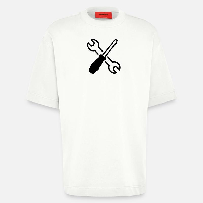 Werkzeug - Heavyweight T-Shirt - made by SPREAD  - OFF WHITE