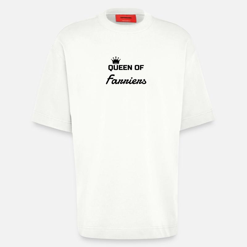 Maréchal-Ferrant / Maréchal ferrant / Métier / Job - T-shirt bio épais oversize fabriqué en UE - OFF WHITE