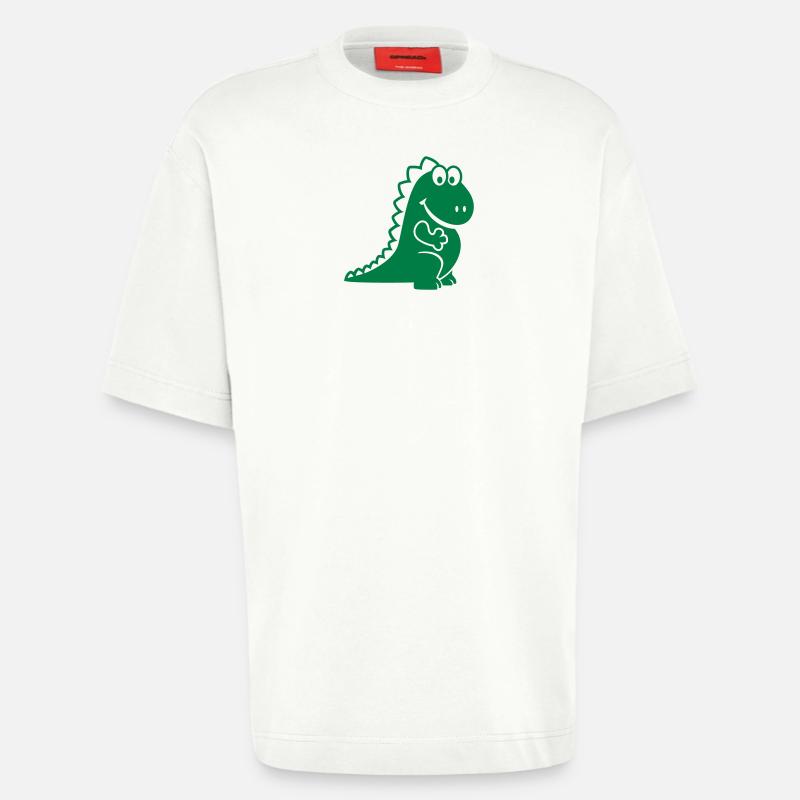 Drache - Heavyweight T-Shirt - made by SPREAD  - OFF WHITE