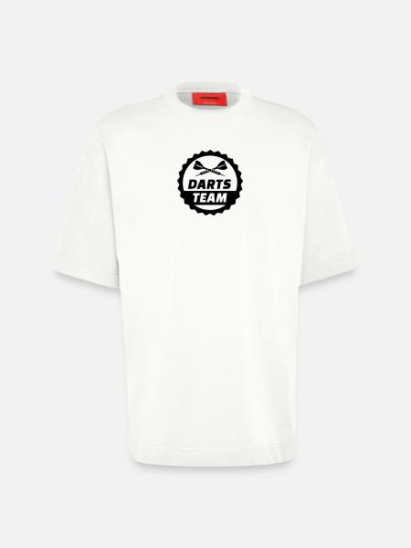 Darts Team - Heavyweight T-Shirt - made by SPREAD - OFF WHITE