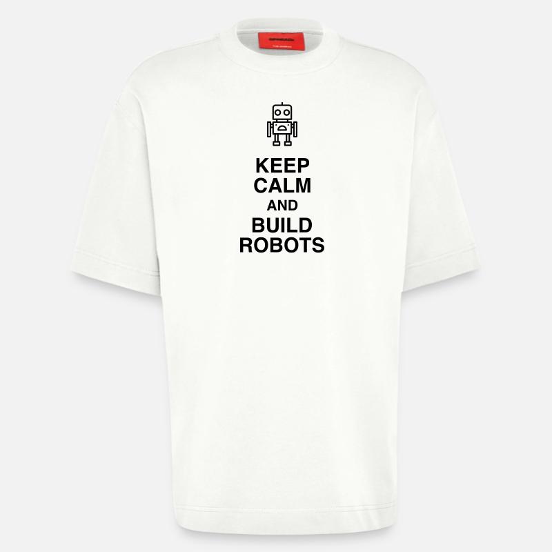 Robotik / Roboter / Robot / Robotics - Heavyweight T-Shirt - made by SPREAD  - OFF WHITE