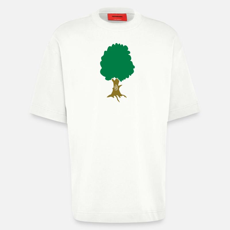 baum - T-shirt bio épais oversize fabriqué en UE - OFF WHITE