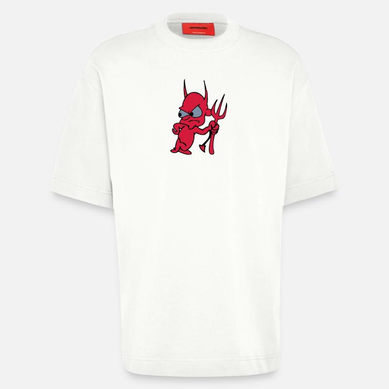 Teufel - Heavyweight T-Shirt - made by SPREAD  - OFF WHITE