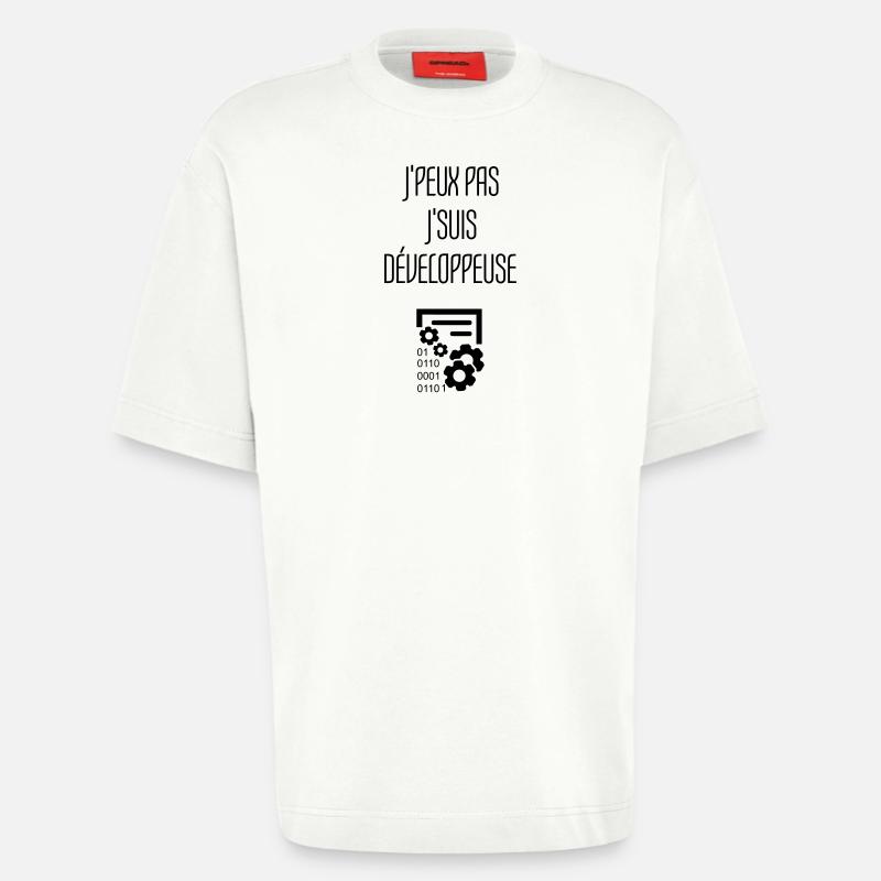 Entwickler / Informatiker / Programmierer / - Heavyweight T-Shirt - made by SPREAD  - OFF WHITE