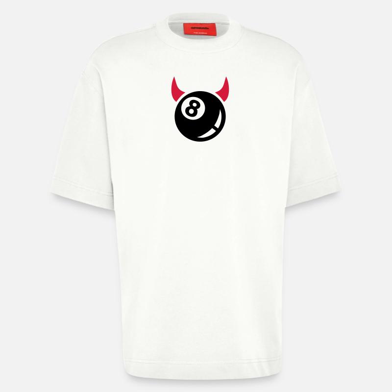 Billard - Heavyweight T-Shirt - made by SPREAD  - OFF WHITE