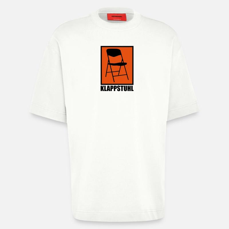 Klappstuhl - Heavyweight T-Shirt - made by SPREAD  - OFF WHITE