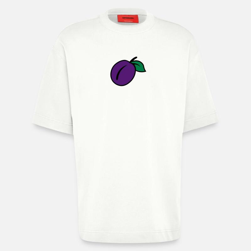 Pflaume - Heavyweight T-Shirt - made by SPREAD  - OFF WHITE