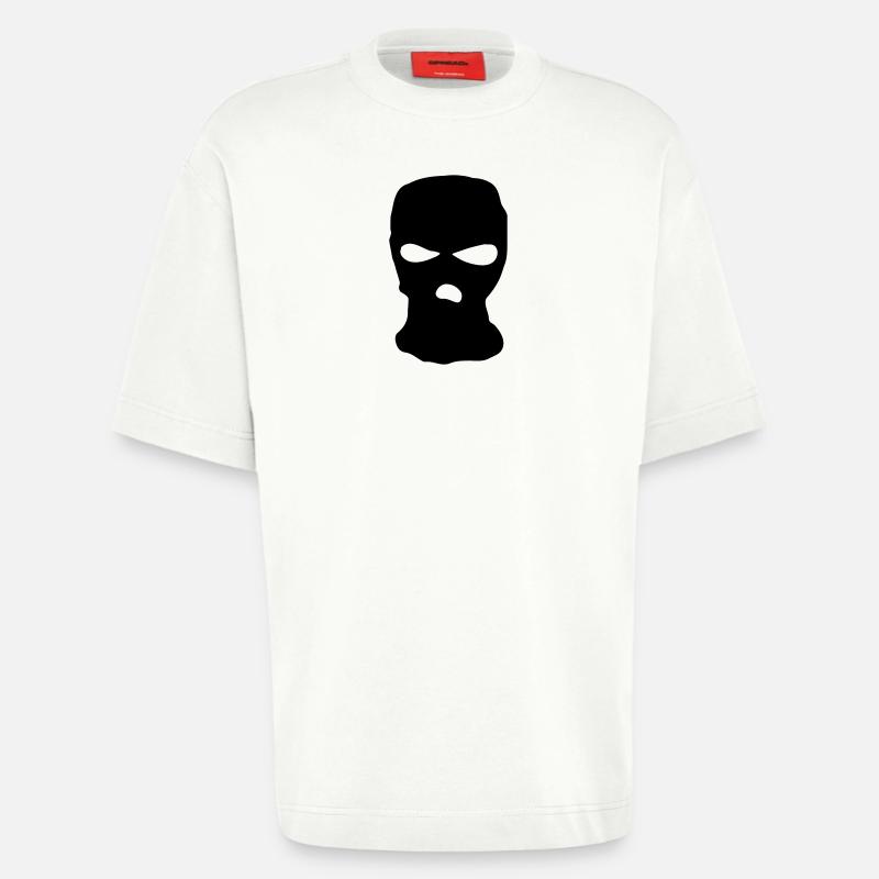 sturmmaske - Heavyweight T-Shirt - made by SPREAD  - OFF WHITE