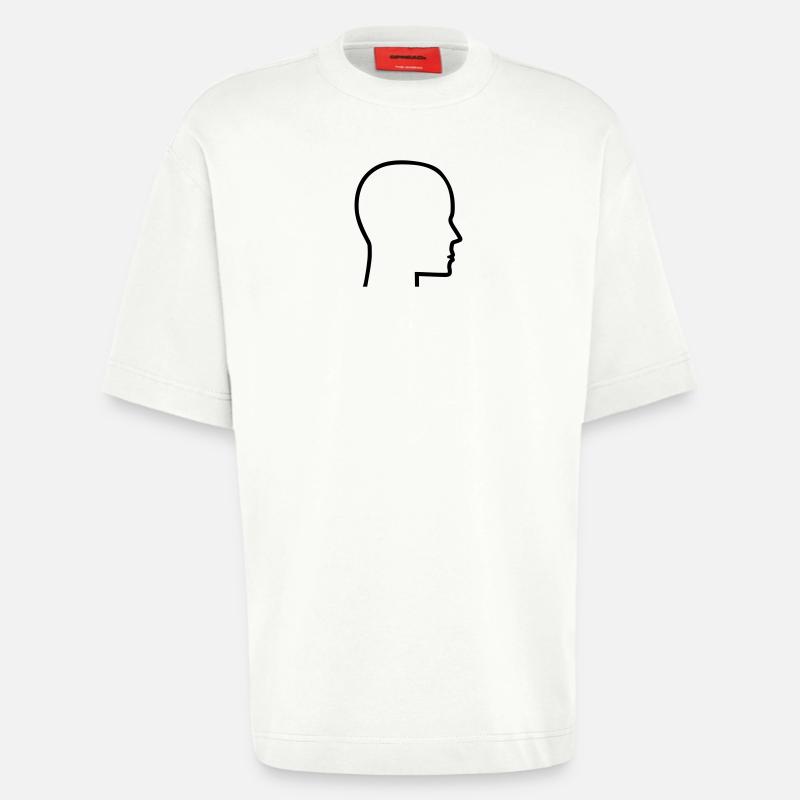 Kopf - Heavyweight T-Shirt - made by SPREAD - OFF WHITE