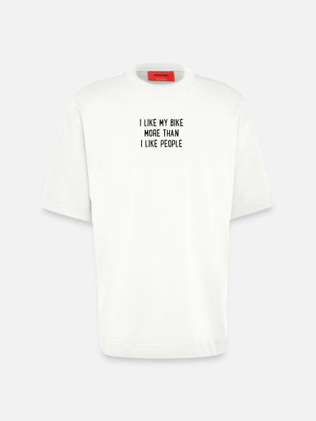Bicycle - Heavyweight T-Shirt - made by SPREAD  - OFF WHITE