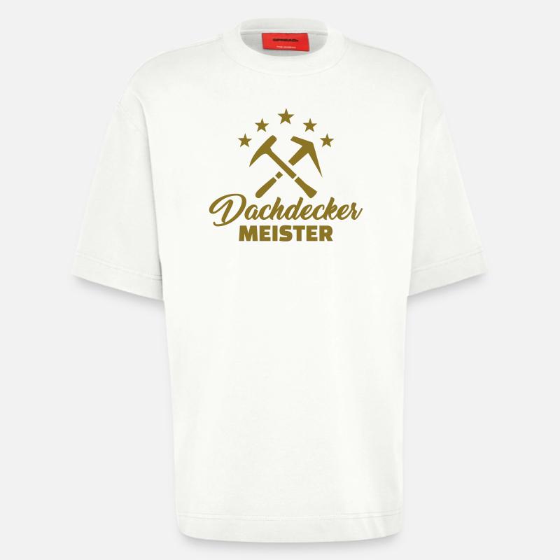 Dachdecker - Heavyweight T-Shirt - made by SPREAD  - OFF WHITE