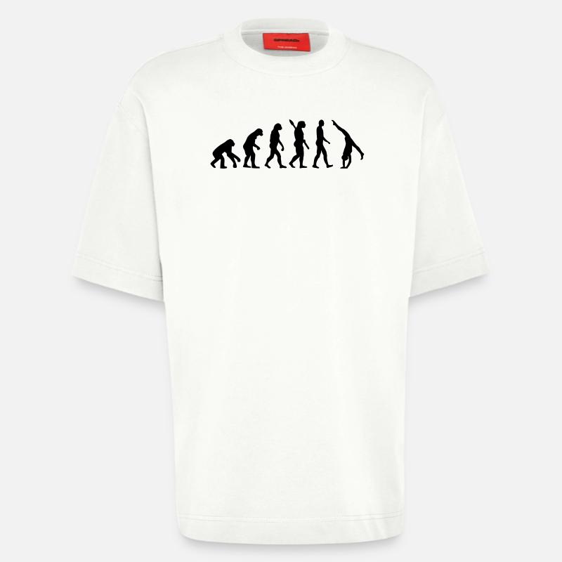 Evolution Gymnastics - Heavyweight T-Shirt - made by SPREAD  - OFF WHITE
