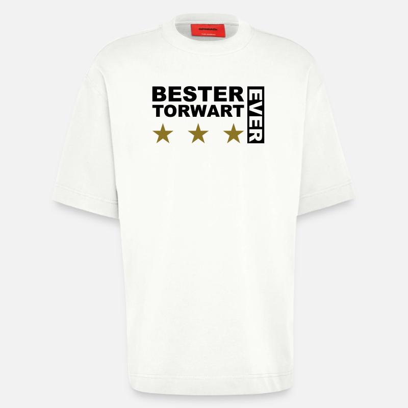 Bester Torwart - V2 - Heavyweight T-Shirt - made by SPREAD  - OFF WHITE
