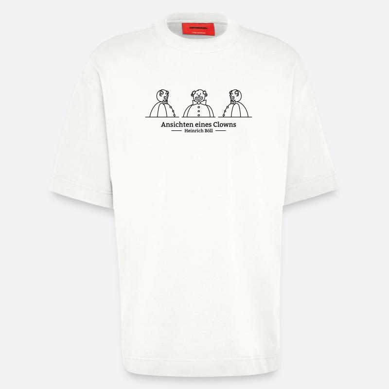 Ansichten eines Clowns (einfarbig) - Heavyweight T-Shirt - made by SPREAD - OFF WHITE