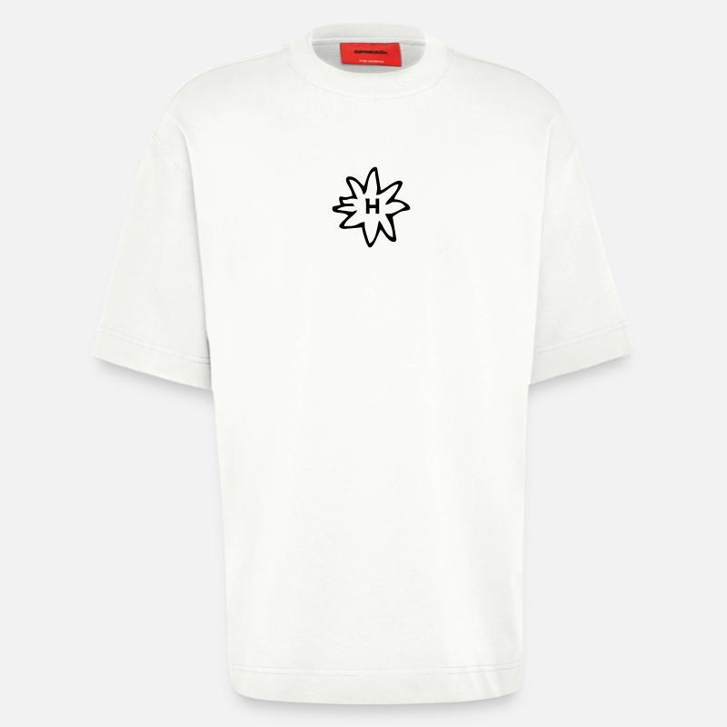 cheval - T-shirt bio épais oversize fabriqué en UE - OFF WHITE
