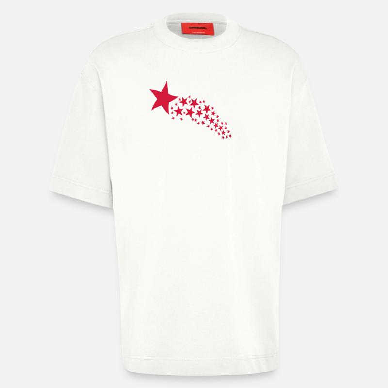 Sternschnuppe - Heavyweight T-Shirt - made by SPREAD  - OFF WHITE