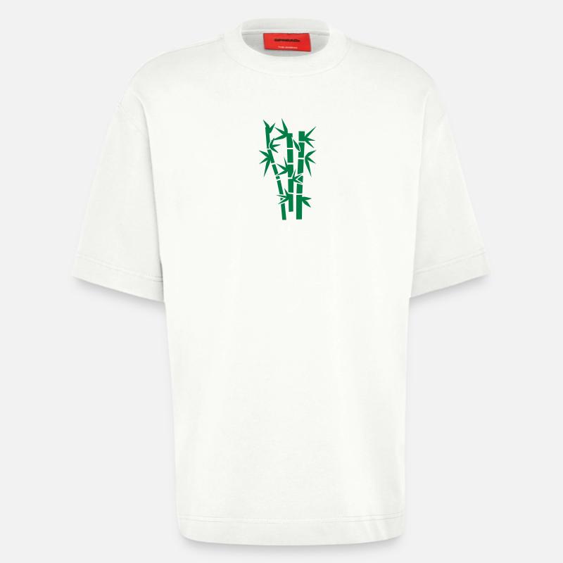 Bambus - Heavyweight T-Shirt - made by SPREAD  - OFF WHITE