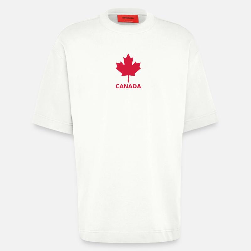 Kanada - Heavyweight T-Shirt - made by SPREAD  - OFF WHITE