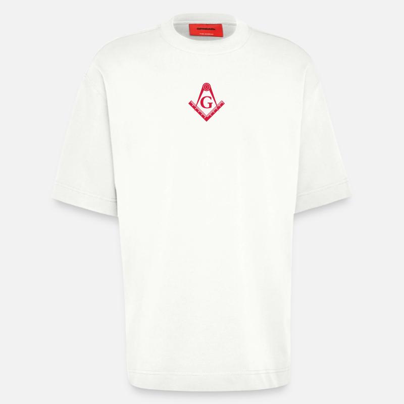 Illuminati - Heavyweight T-Shirt - made by SPREAD  - OFF WHITE