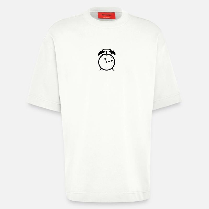 Wecker - Heavyweight T-Shirt - made by SPREAD  - OFF WHITE