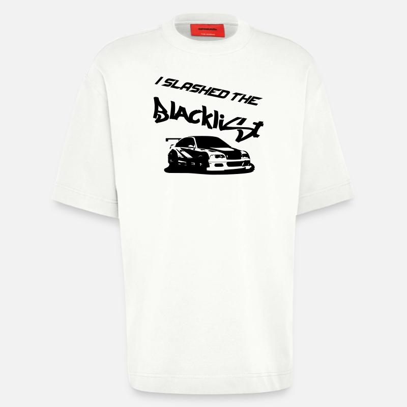 Slashed the Blacklist - Heavyweight T-Shirt - made by SPREAD - OFF WHITE