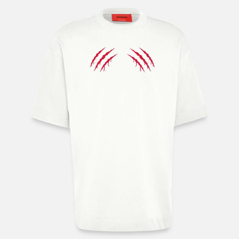 Claws 2 - Heavyweight T-Shirt - made by SPREAD  - OFF WHITE