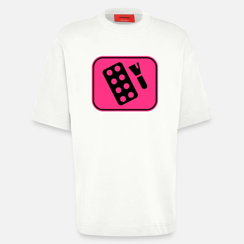 Make Up Kosmetik Icon - Heavyweight T-Shirt - made by SPREAD  - OFF WHITE
