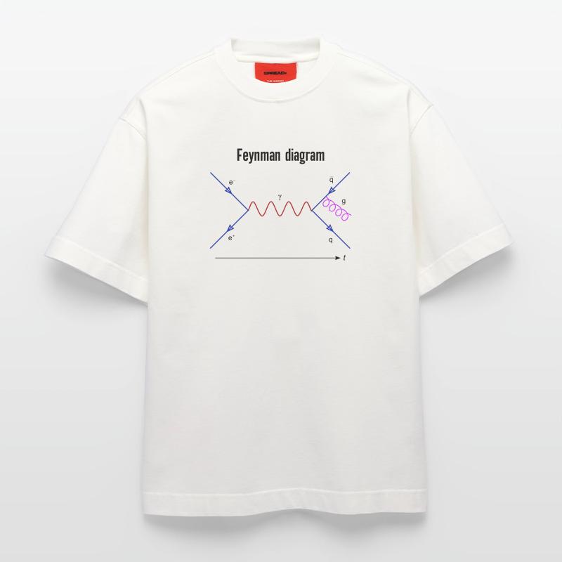 Feynman Diagram Physics Quantum Fields Physics Heavyweight T-Shirt - made by SPREAD 