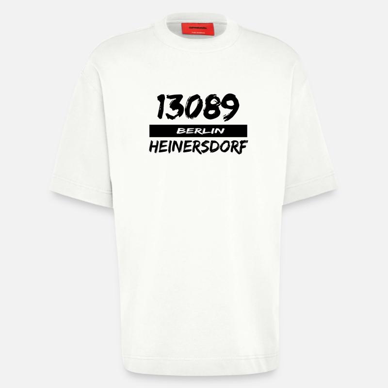 13089 Berlin Heinersdorf - Heavyweight T-Shirt - made by SPREAD - OFF WHITE