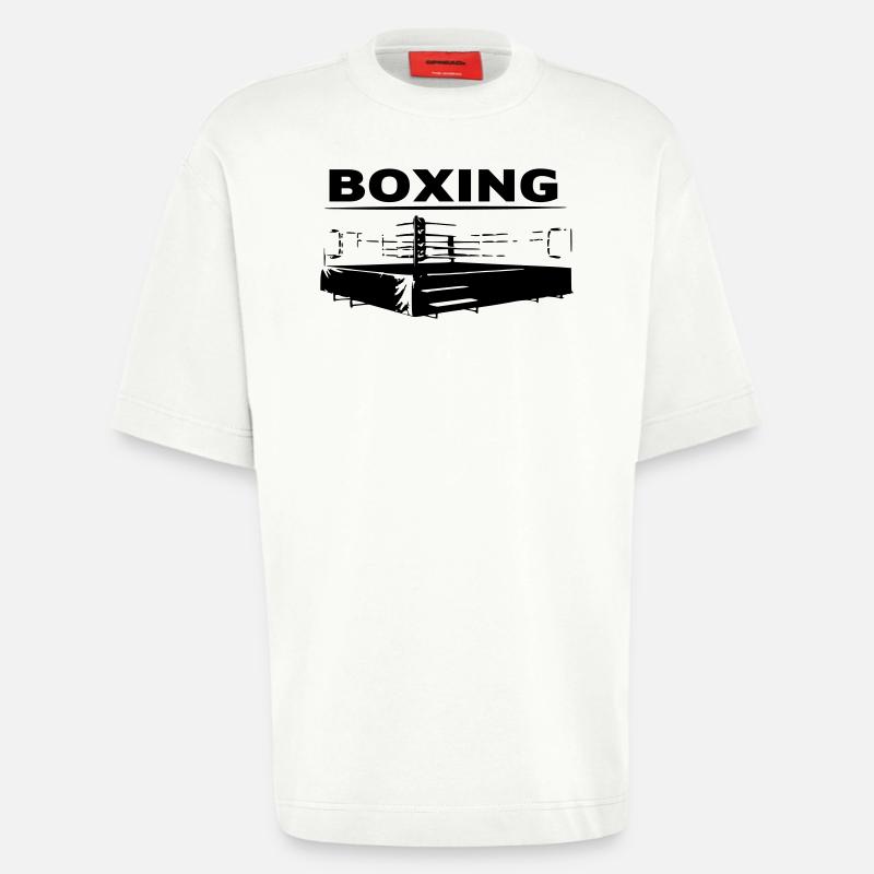 Boxing | Boxring - Heavyweight T-Shirt - made by SPREAD  - OFF WHITE