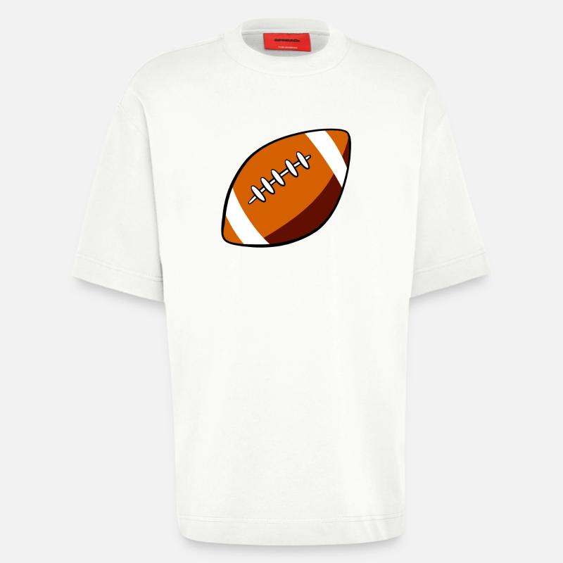 rugby - Heavyweight T-Shirt - made by SPREAD  - OFF WHITE