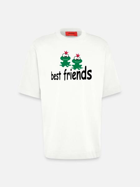 funny - Heavyweight T-Shirt - made by SPREAD  - OFF WHITE